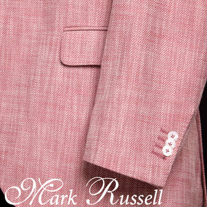 Loro Piana Pink Silk Linen Suit
