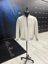 Load image into Gallery viewer, Mark Russell Pinstripe Bomber
