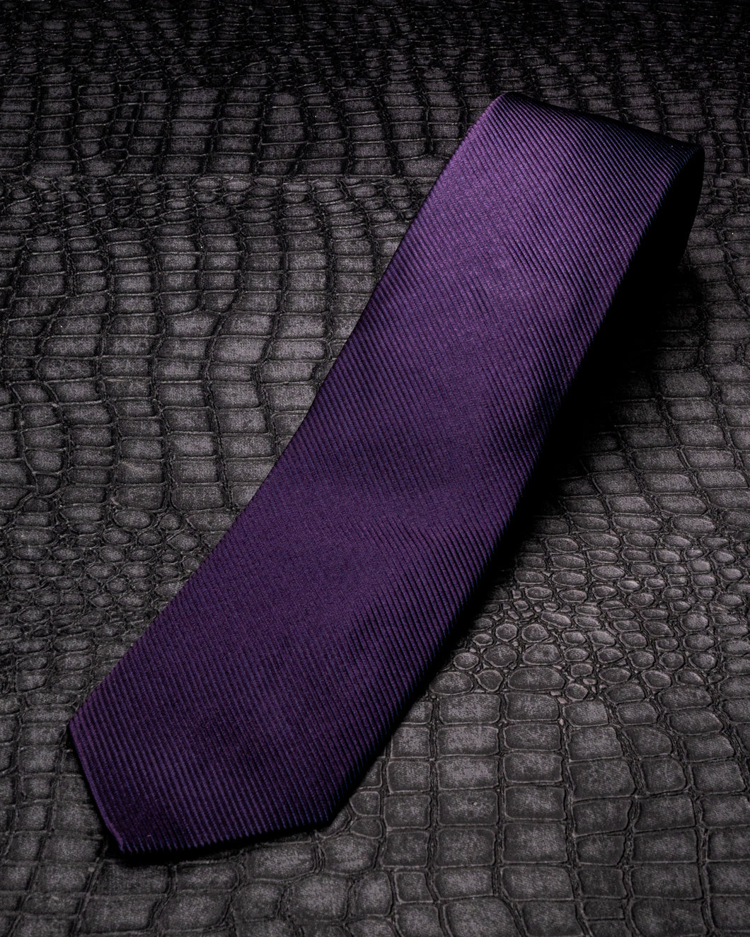 Solid Tie Purple