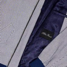 Load image into Gallery viewer, Seersucker Bomber Jacket
